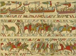 Bayeux-tapet. Norman angreb af Unknown artist