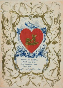 Believe Me Faithful (valentine) af Unknown artist