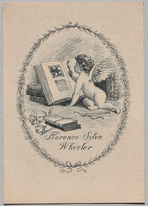 Bogplade: Florence Sylva Wheeler af Unknown artist