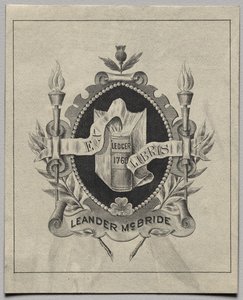 Bogplade: Leander McBride af Unknown artist