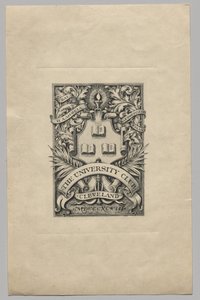 Bogplade: The University Club, Cleveland af Unknown artist
