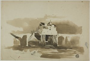 Bro nord i Shropshire af Unknown artist