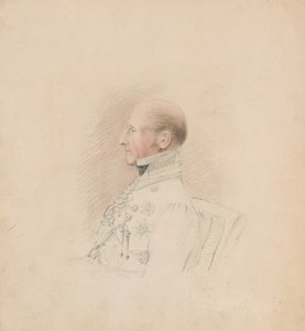 Brigadegeneral Sir Galbraith Lowry Cole (1772-1842), ca. 1835 (blyant og akvarel) af Unknown artist
