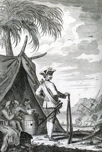 Kaptajn George Lowther af Unknown artist