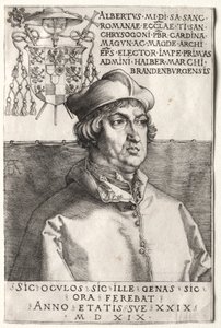 Kardinal Albrecht af Brandenburg - Den lille tallerken af Unknown artist