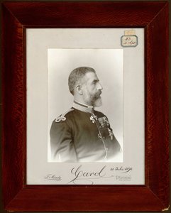Carol Ier ou Charles Ier - Portræt af kong Carol I af Rumænien (1839-1914), Anonym. Sølv gelatine fotografering af Unknown artist