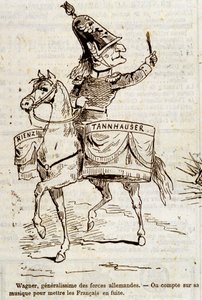Tegneserie af Wagner, generalissimo af de tyske styrker - i "" L
