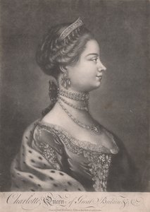 Charlotte, dronning af Storbritannien af Unknown artist