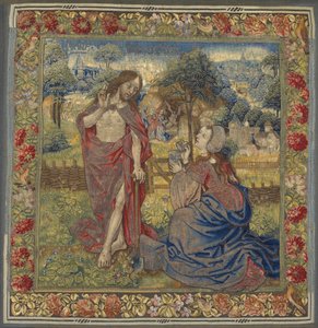 Kristus viser sig for Maria Magdalene ("Noli me tangere") af Unknown artist