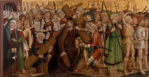 Kristus bærer korset af Unknown artist
