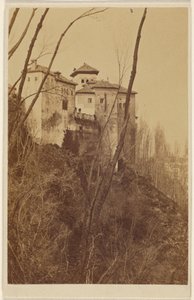 [Nærbillede af Alhambra, Granada, Spanien]. af Unknown artist