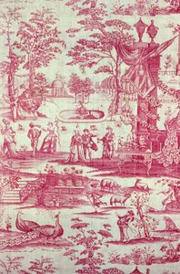 Commedia del Arte (møbelstof) af Unknown artist