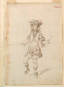 Kostumedesign: Mandlig danser til en ballet af Unknown artist