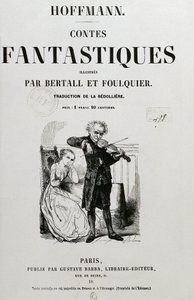 Rådmand Krespel (Rat Krespel), cover af "Les contes fantastiques" af Ernst Theodor Amadeus Hoffmann af Unknown artist