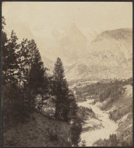 Courmayeur-dalen af Unknown artist