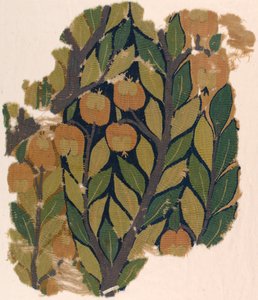 Fragment af gardinkant af Unknown artist