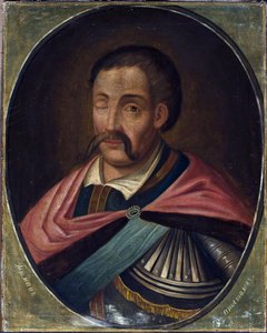 Danny the Apostle - Portræt af Hetman Danny the Apostle (1654-1734), Anonym. Olie på lærred, størrelse: 67x53, begyndelsen af ​​det 18. århundrede, Narodowe Museum, Warszawa af Unknown artist