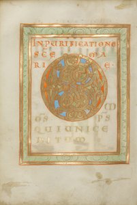 Dekoreret incipit-side af Unknown artist