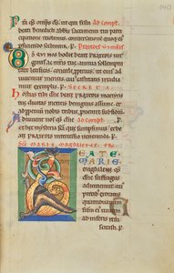Dekoreret initial B af Unknown artist