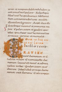 Dekoreret initial E af Unknown artist