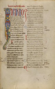 Dekoreret initial I af Unknown artist