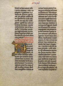 Dekoreret initial N af Unknown artist