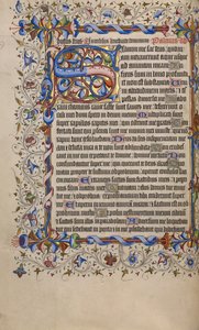 Dekoreret initial S af Unknown artist