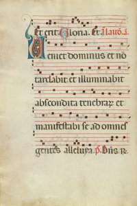 Dekoreret initial V af Unknown artist