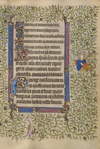 Dekoreret tekstside af Unknown artist