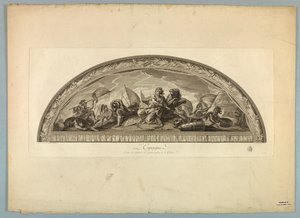 Dekorationer af Lebrun og Mignard i Versailles-slottet af Unknown artist
