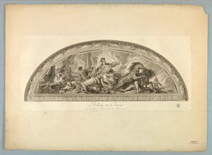 Dekorationer af Lebrun og Mignard i Versailles-slottet af Unknown artist