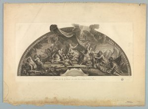 Dekorationer af Lebrun og Mignard i Versailles-slottet af Unknown artist