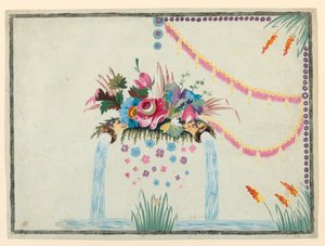 Design til broderi af Unknown artist