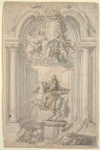 Design til Equestrian Monument of Charles III af Unknown artist