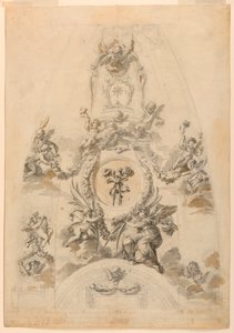Design til Painted Cupola af Unknown artist