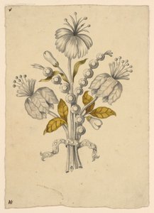 Design til en Corsage af Unknown artist