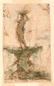 Design til et springvand af Unknown artist