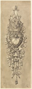 Design til et Marine Trophy af Unknown artist