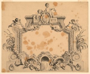 Design til en titelside af Unknown artist