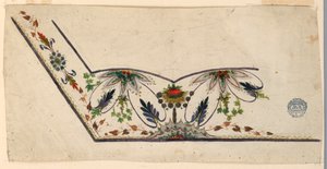 Design til en vest af Unknown artist