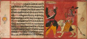 Devi angriber en dæmon af Unknown artist