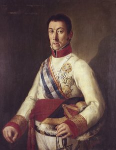 ELIO, Francisco Javier de (1767-1822). Spansk absolutistisk militær, guvernør i Montevideo (maleri) af Unknown artist