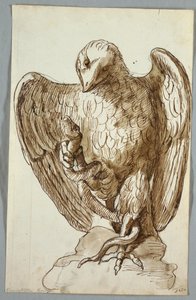 Ørn og Slange af Unknown artist