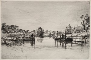Egham Lock af Unknown artist