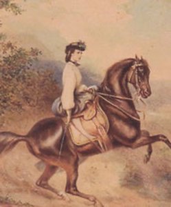Elisabeth, kejserinde af Østrig og dronninggemalinde af Ungarn (24. december 1837 - 10. september 1898) (illustration) af Unknown artist