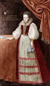 Elizabeth Bathory (olie på lærred) af Unknown artist
