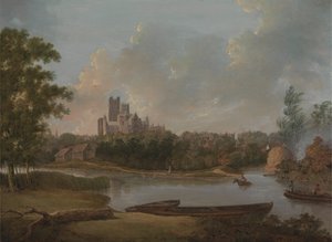 Ely katedral af Unknown artist
