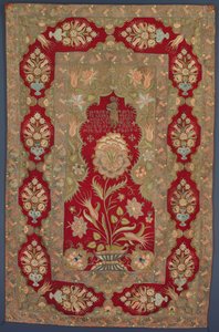 Broderet armensk liturgisk gardin af Unknown artist