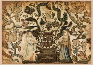 Broderet billede af Unknown artist