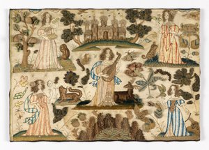 Broderet billede af Unknown artist
